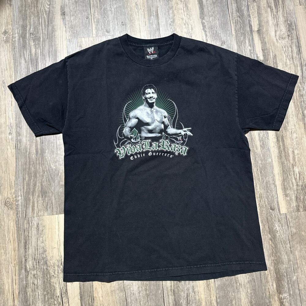 Eddie Guerrero Latino Heat Viva La Raza Wrestling T-Shirt Men’s XL Low Rider